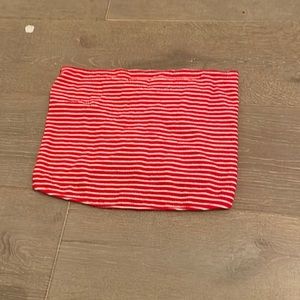 american eagle striped tube top